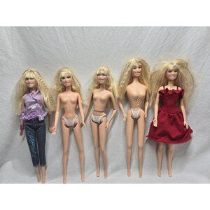 Disney Hannah Montana Assorted Doll Lot/Collection 5 Dolls- Read Description